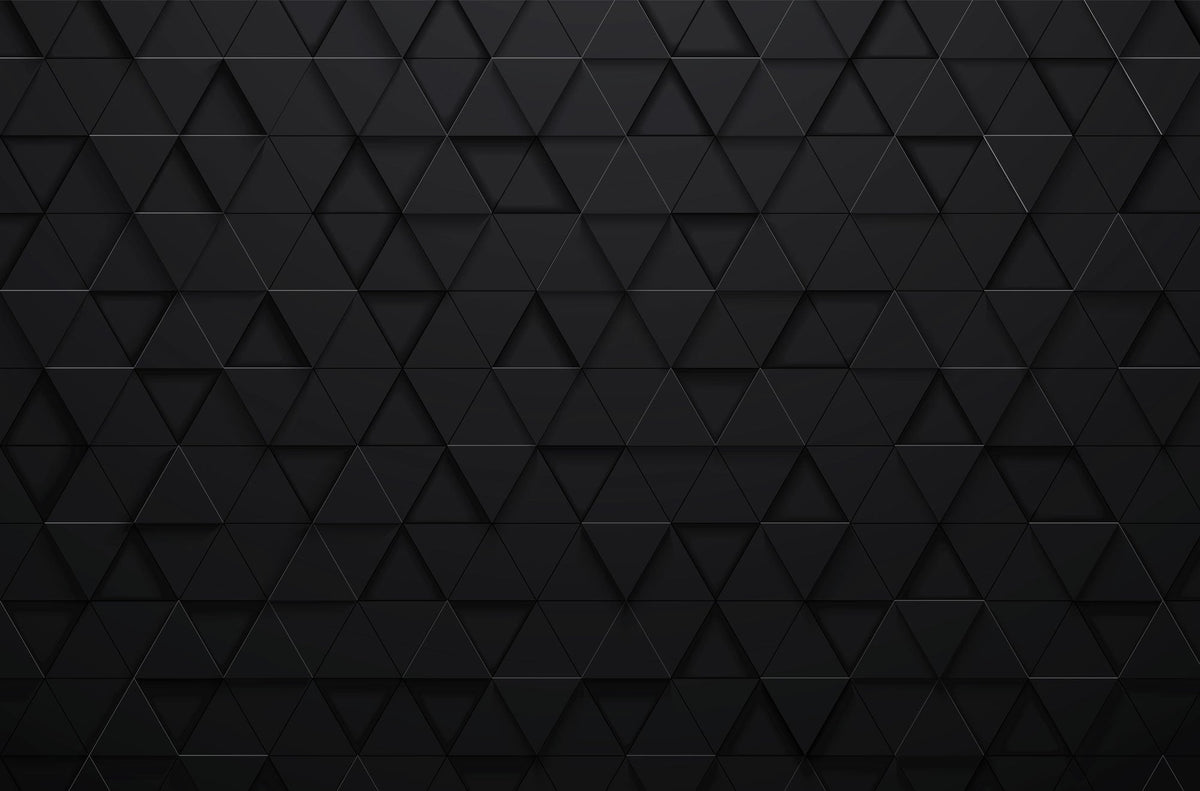 Black geometric triangle pattern background