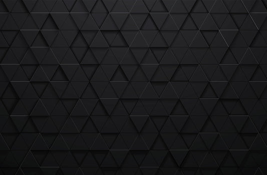 Black geometric triangle pattern background