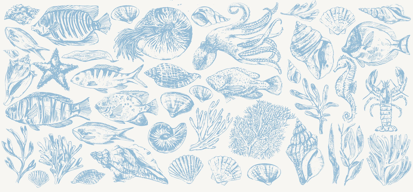 Aquatic Guests Mural