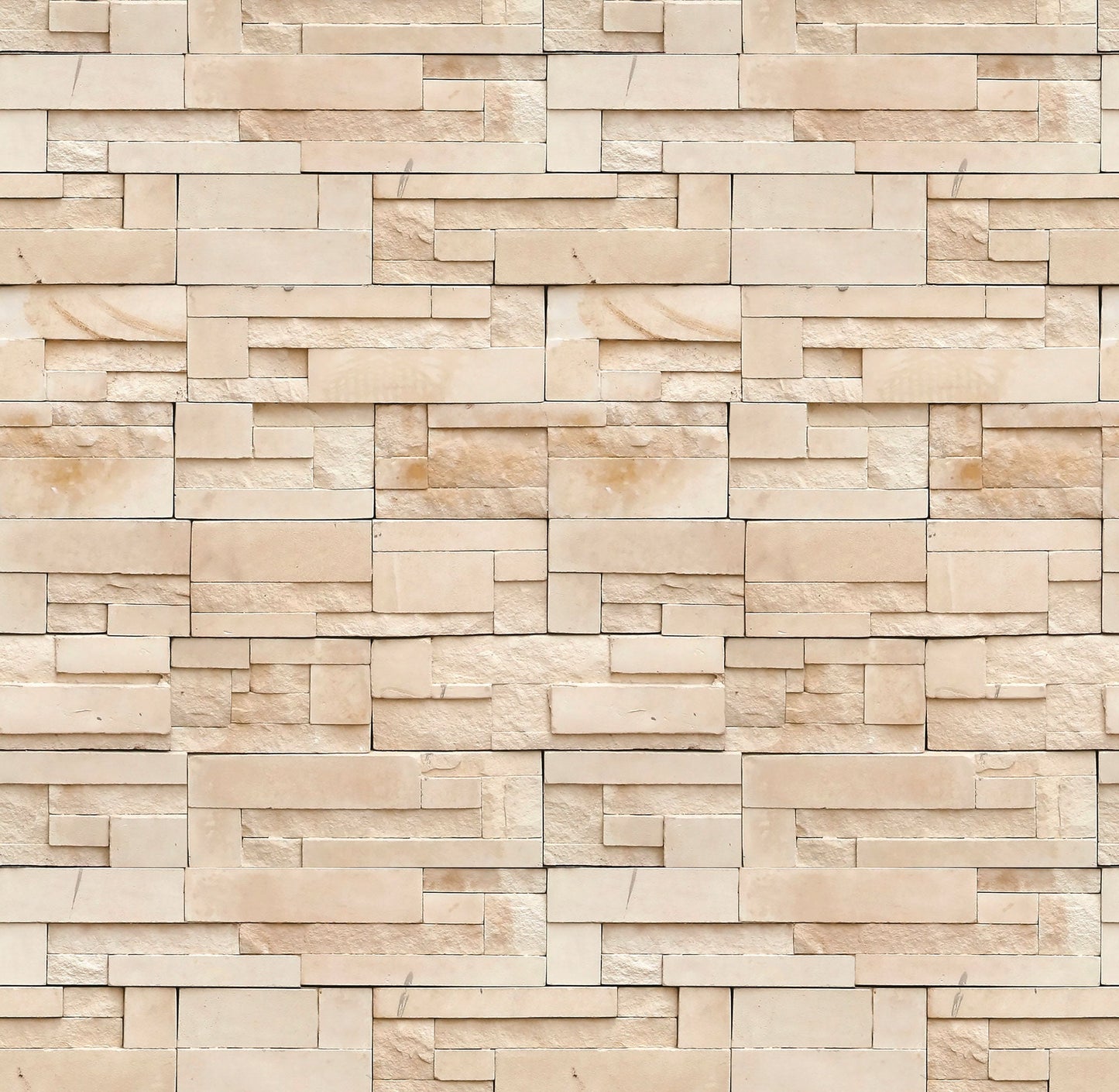 Beige Mosaic Wallpaper