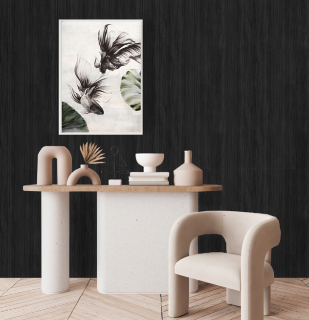Textured Wood Planks Wallpaper