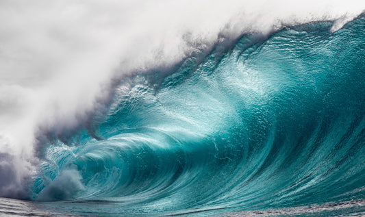 Blue Swell Mural