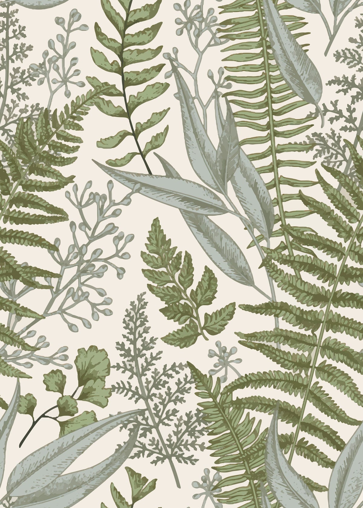 Botanics Light Wallpaper