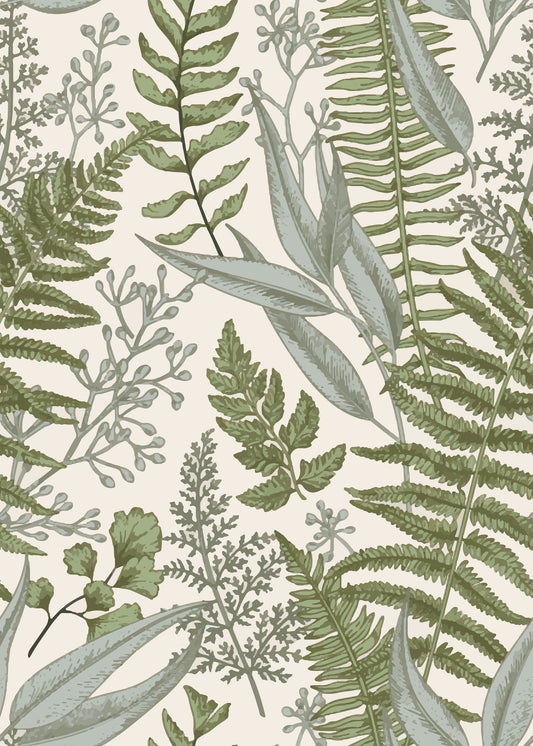 Botanics Light Wallpaper