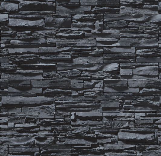 Charcoal Cladding Mural