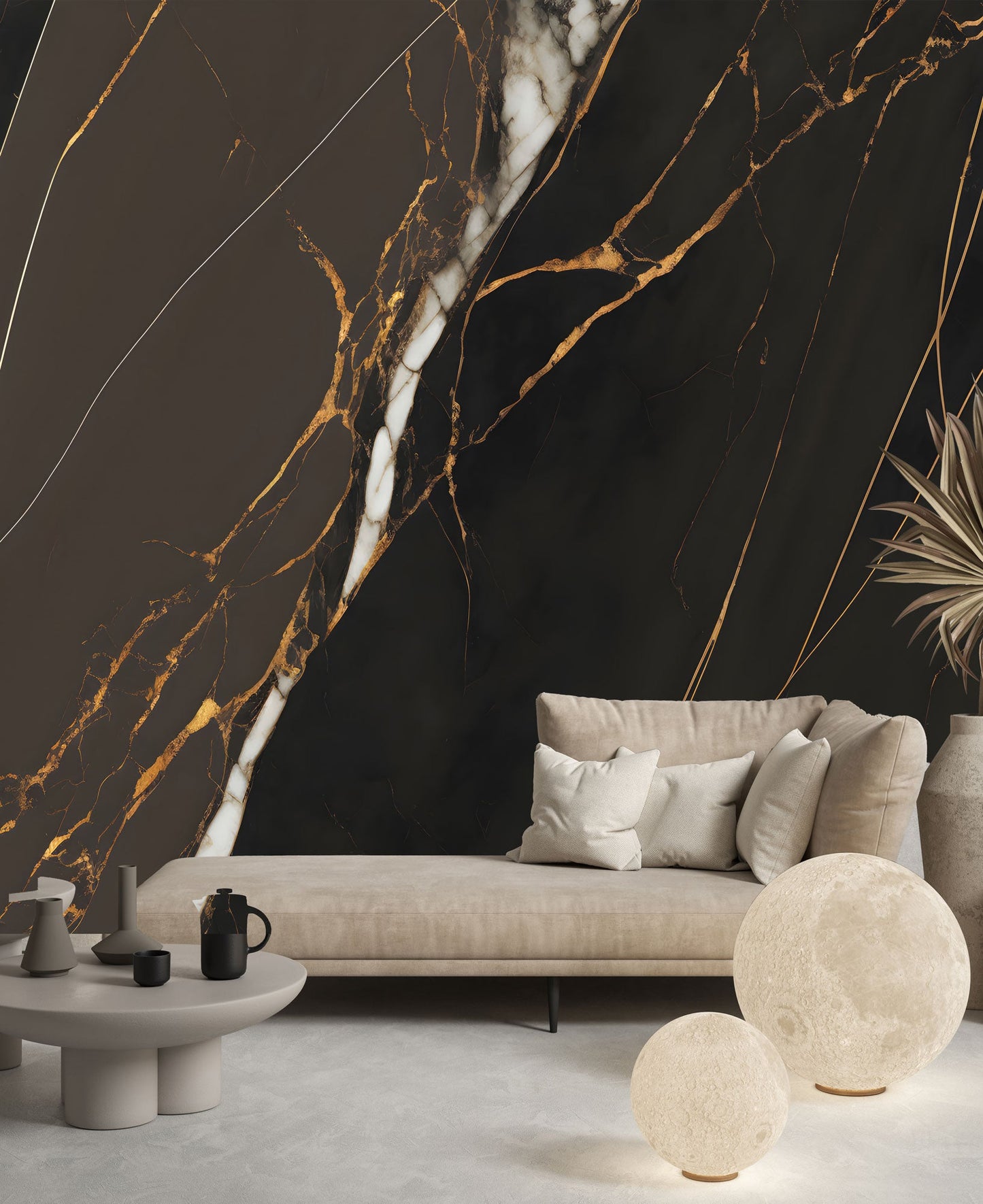Chocolate Marble Mural