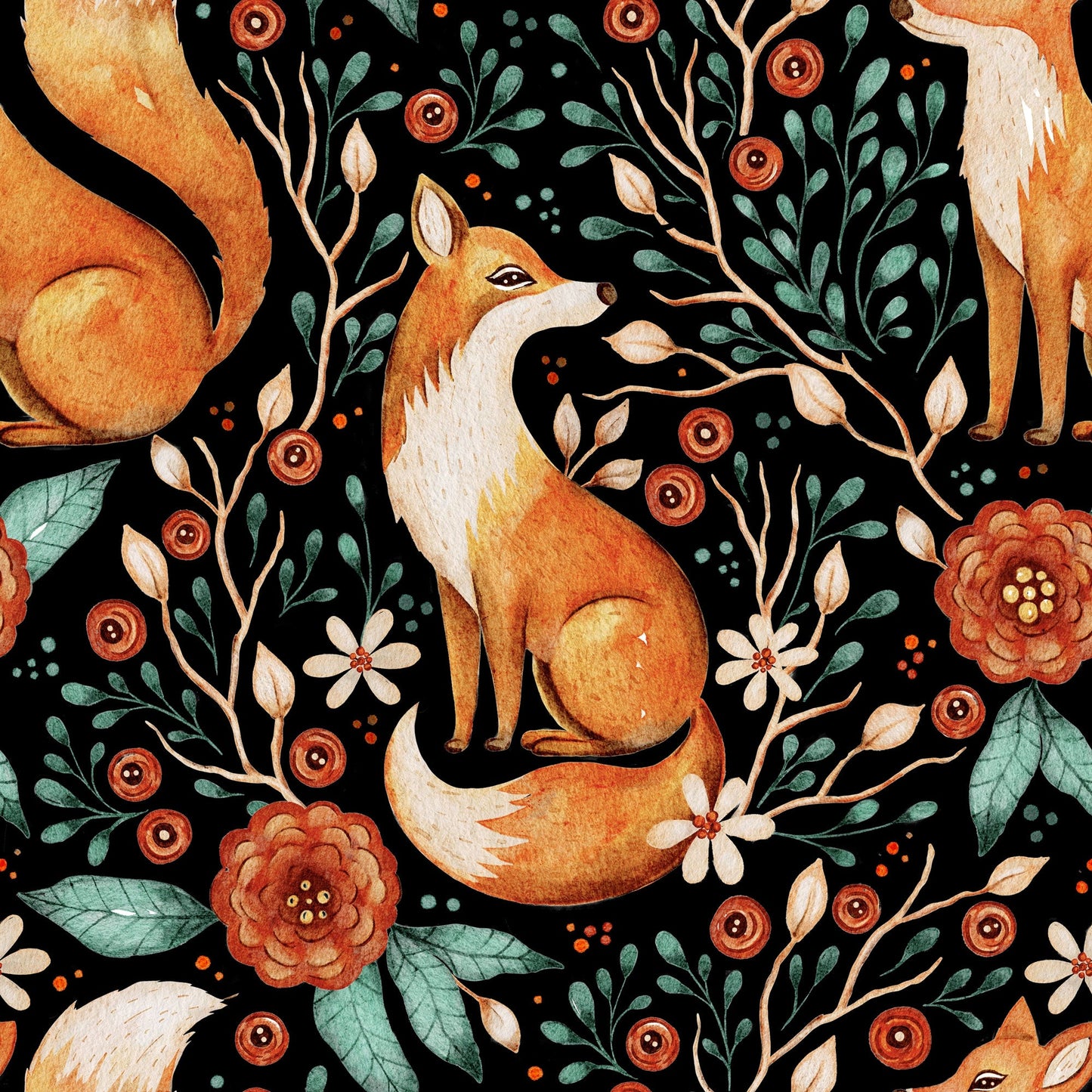 Fantastic fox Wallpaper