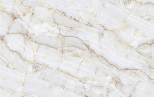 Gold Grain Marble Mural