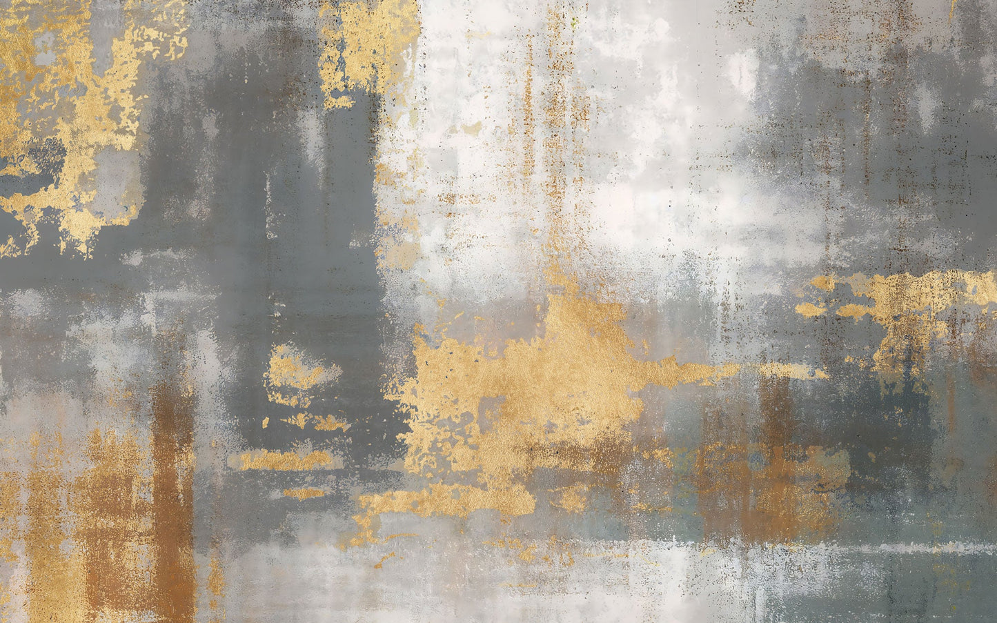Golden Grit Wash Mural