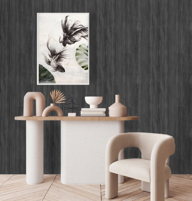 Textured Wood Planks Wallpaper