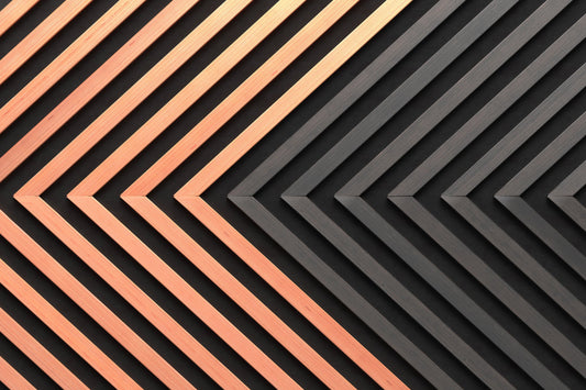 Herringbone Panel Mural