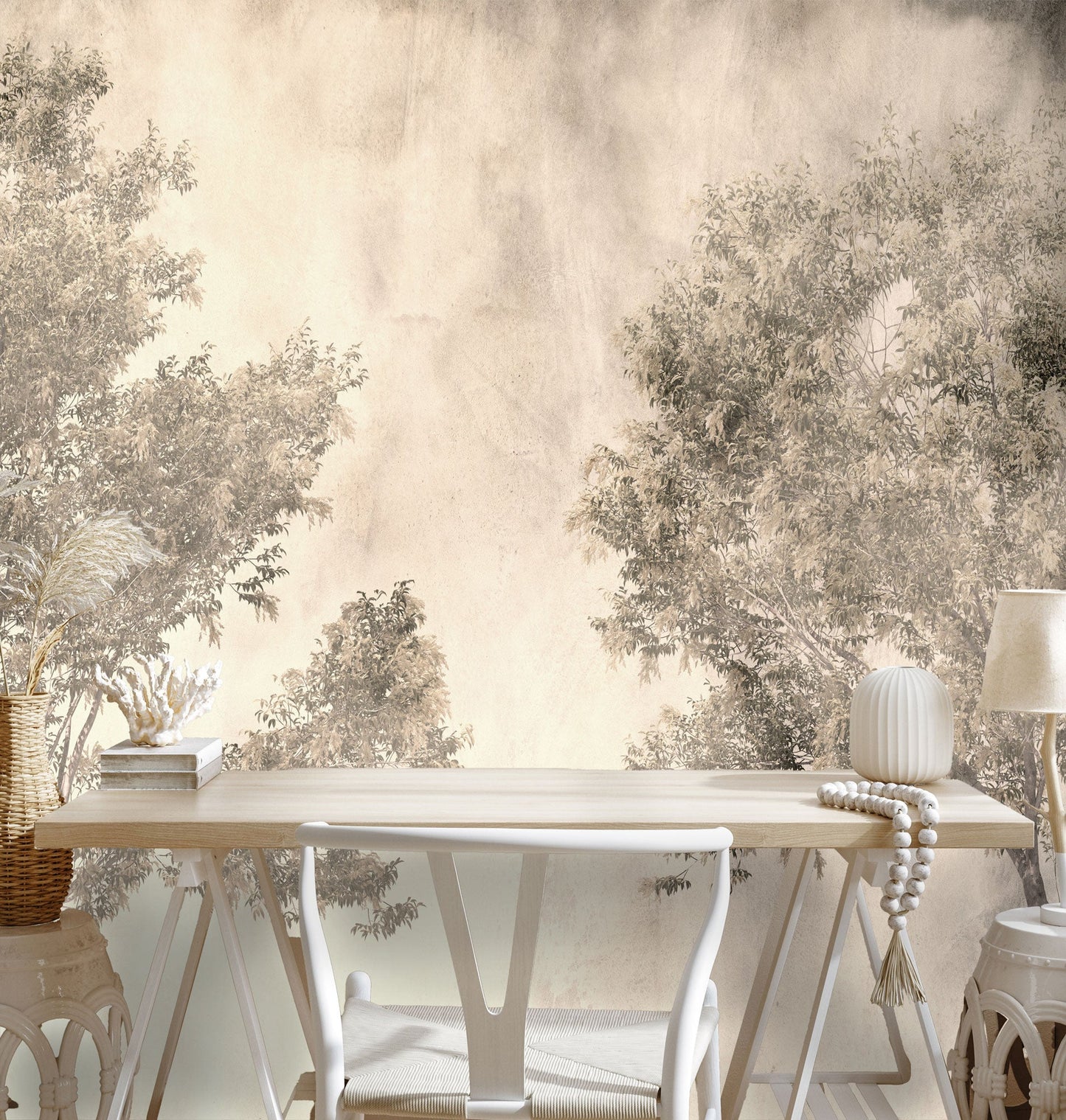 Lush Branches Mural
