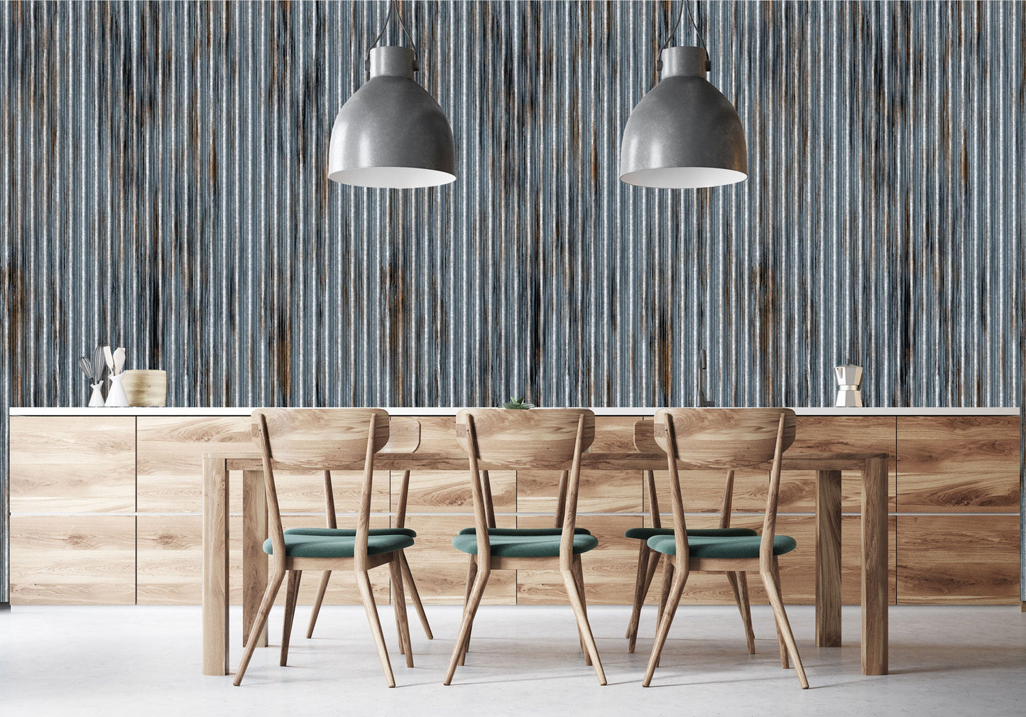 Metal Sheeting Mural