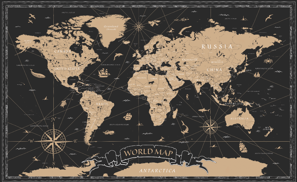 Midnight Maps Mural