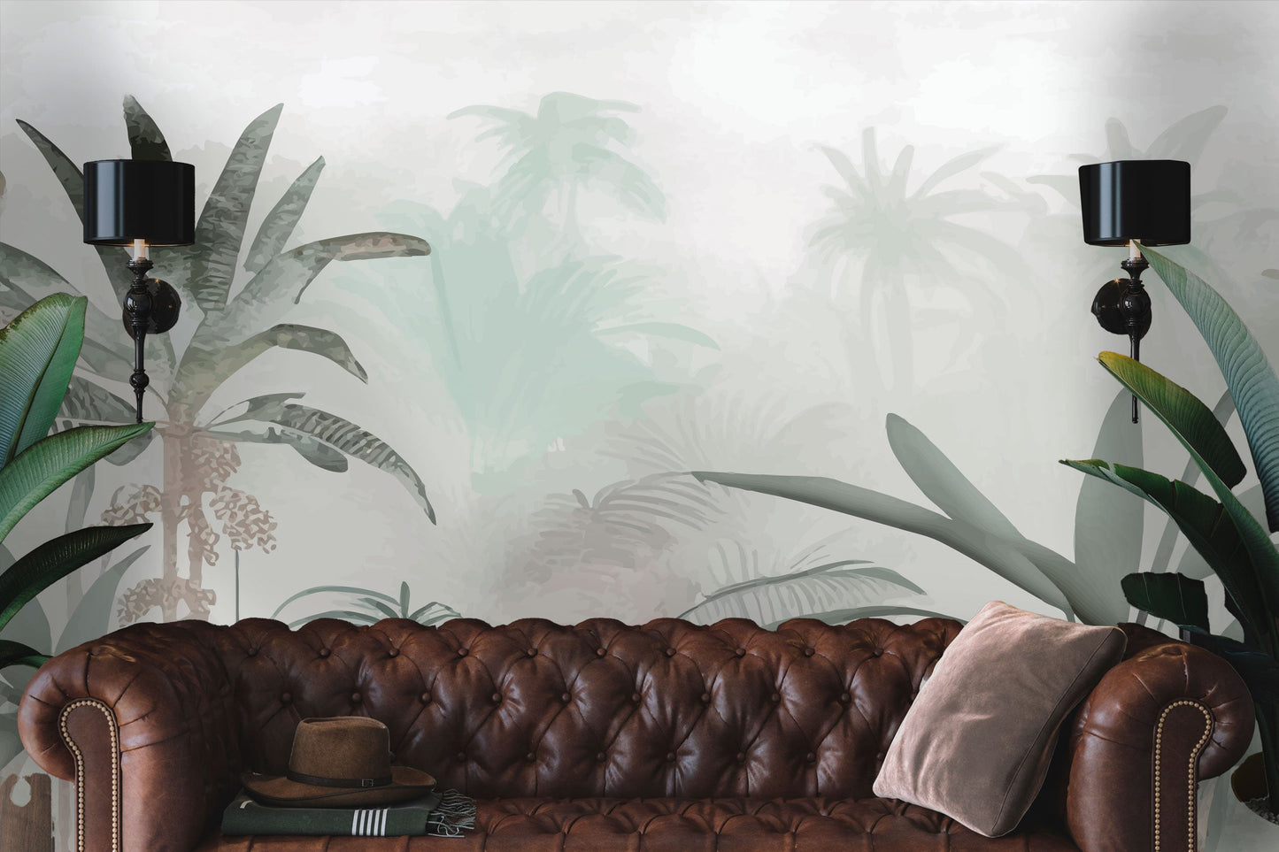 Misty Forest Mural