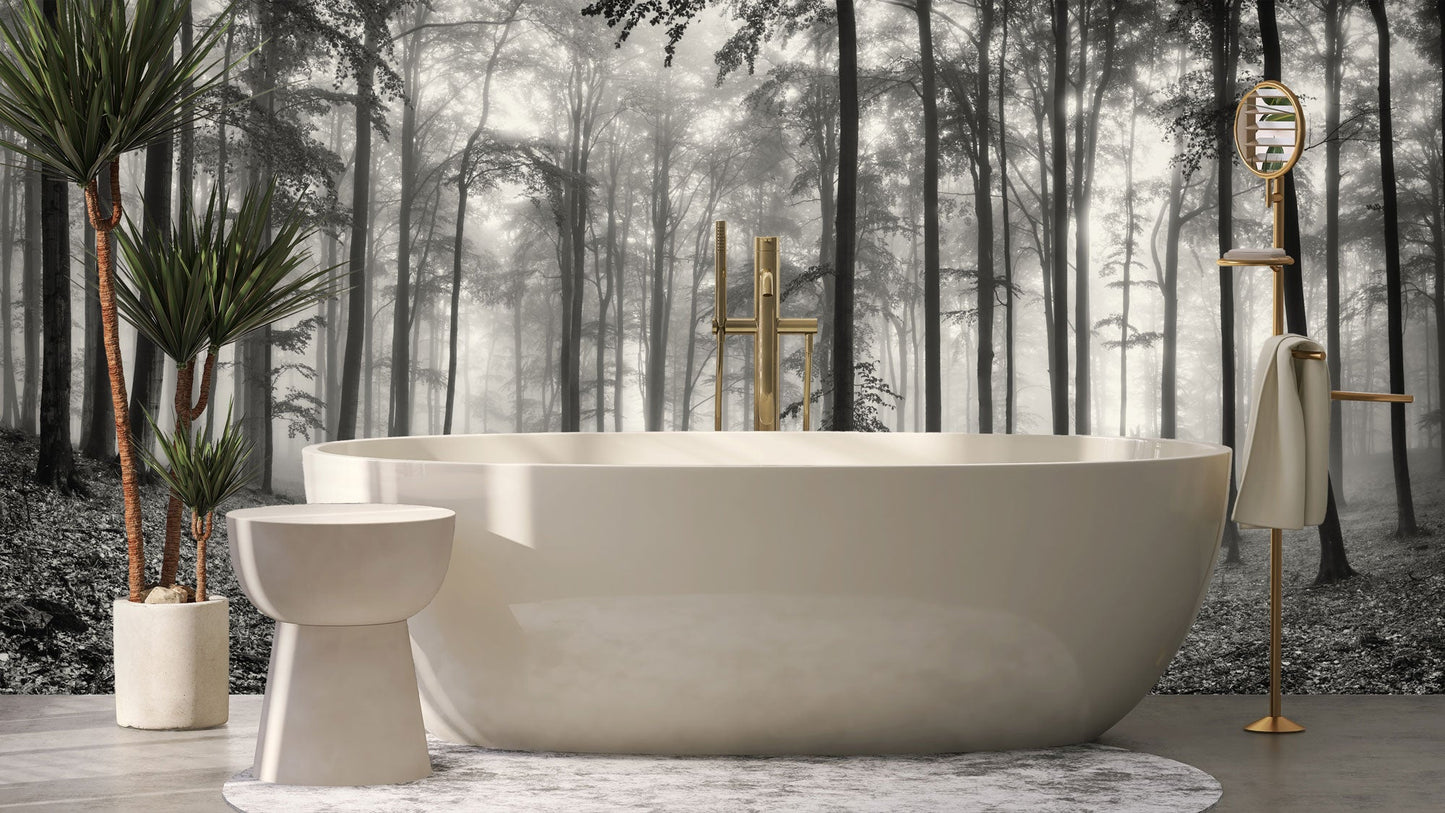 Misty Woodland Mural