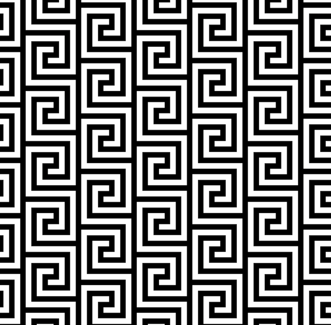 Black and white geometric pattern