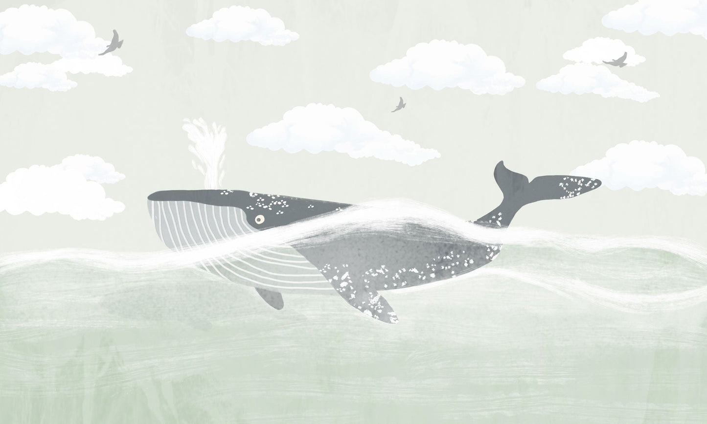 Nevi Whale Mural