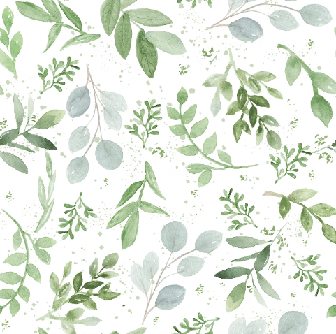 Pistachio Greens Mural