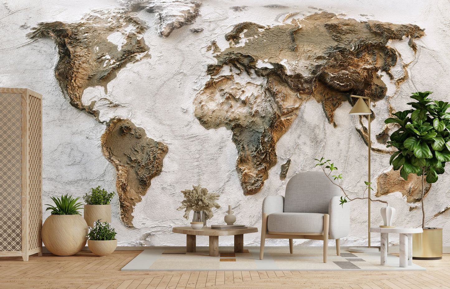 Rocky Map Mural
