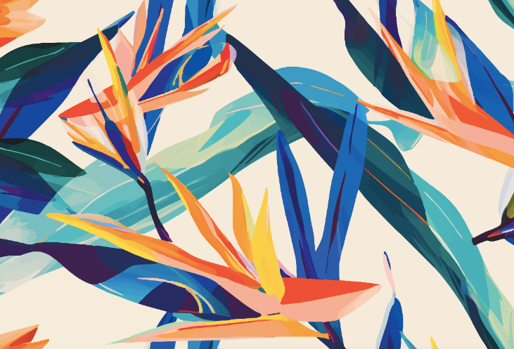 Sheena Strelitzia Mural