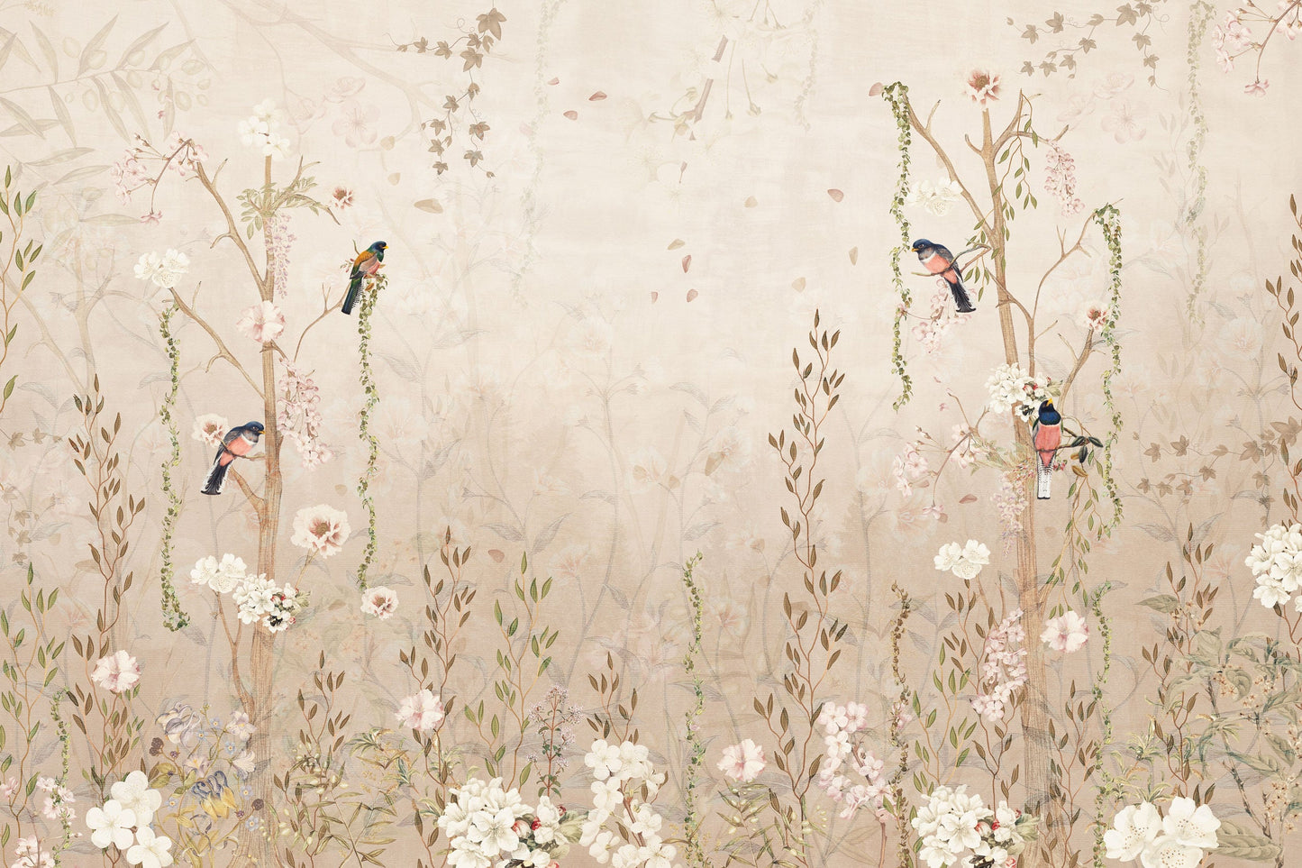 Smokey Blossoms Mural