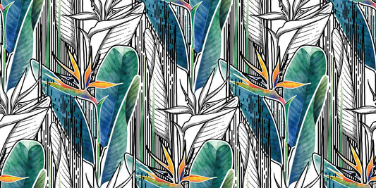 Strelitzia Khoki Mural