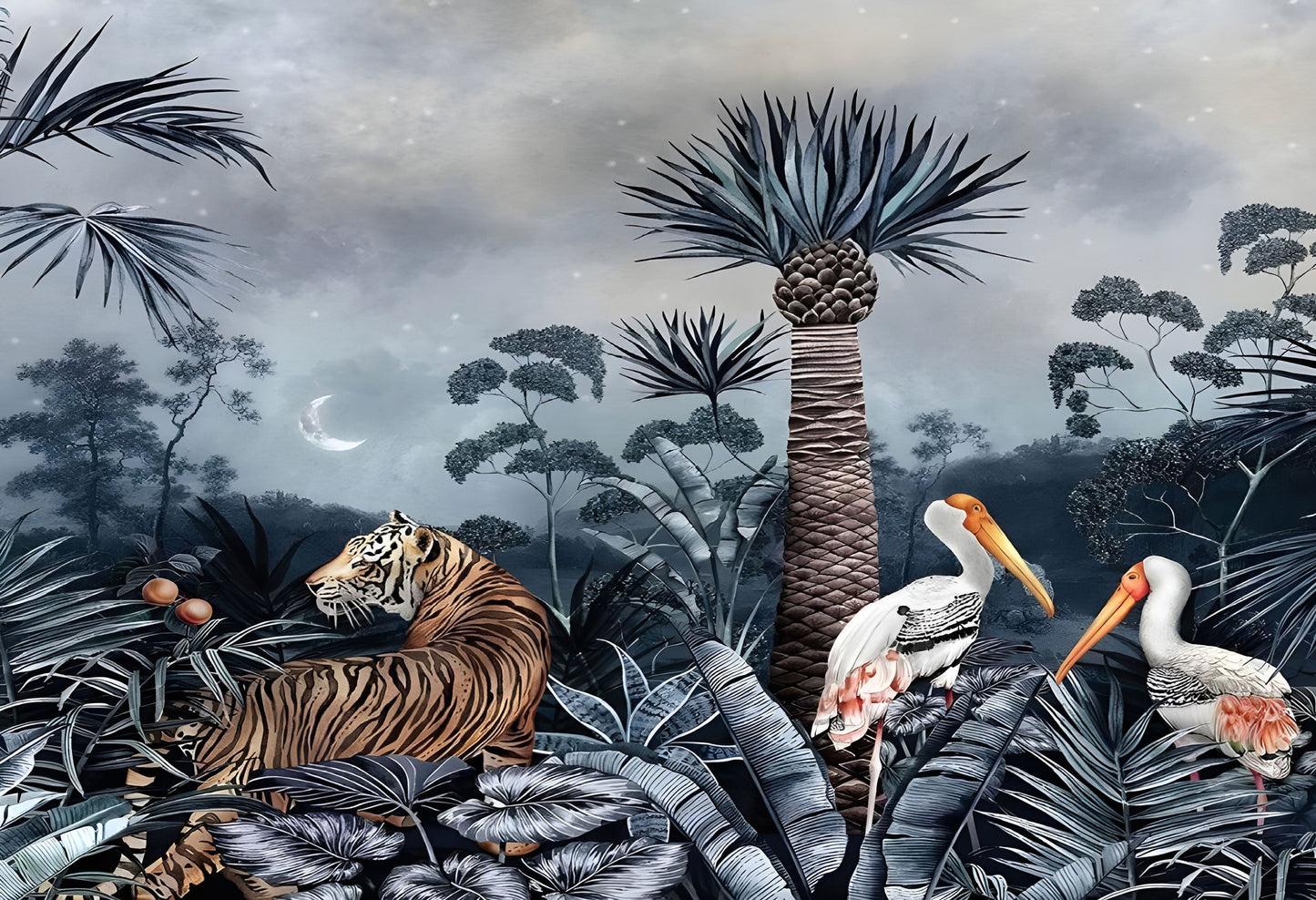 Tiger Trio Mural