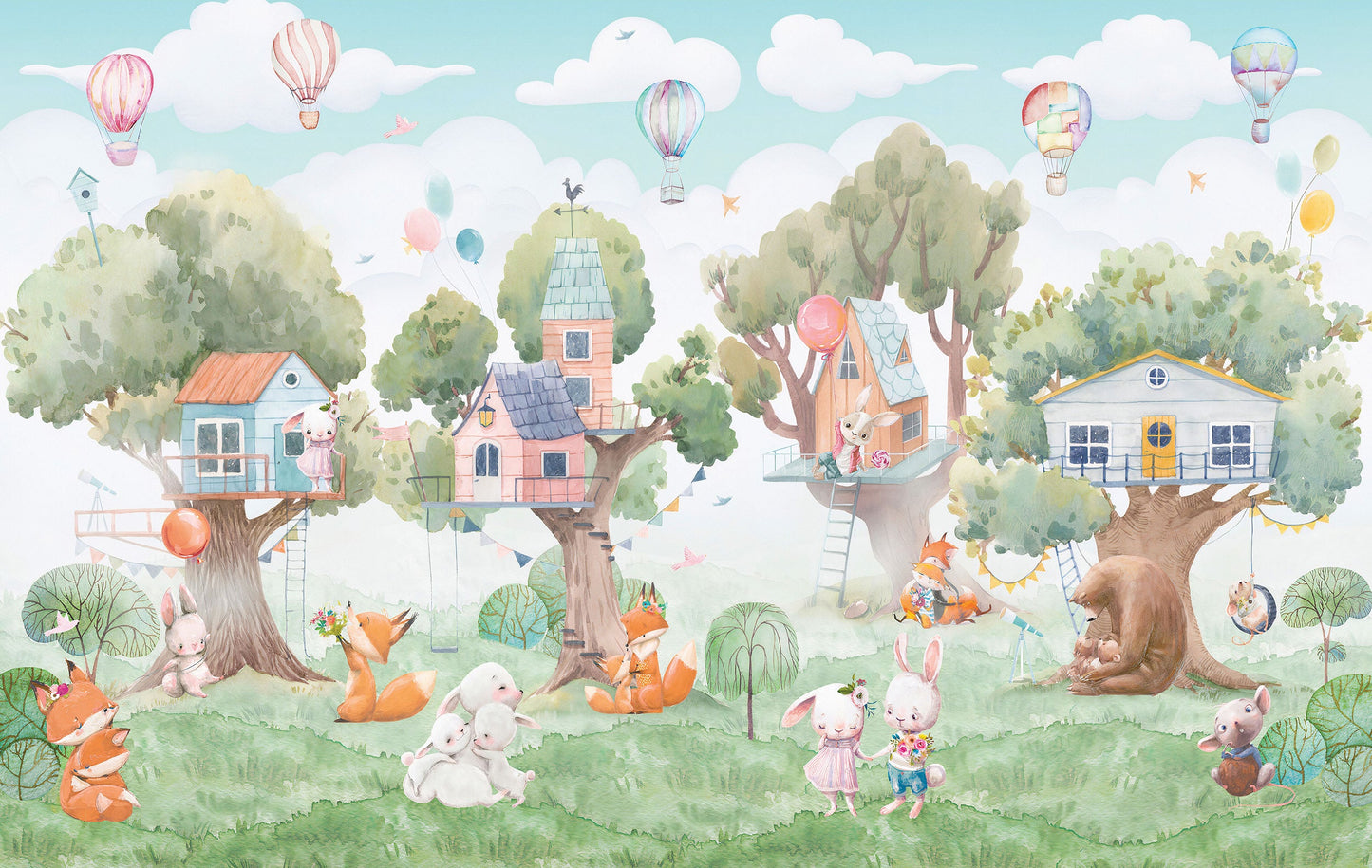 Treehouse Adventures Mural