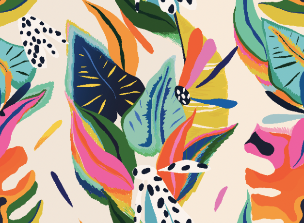 Tropical Summer Mural