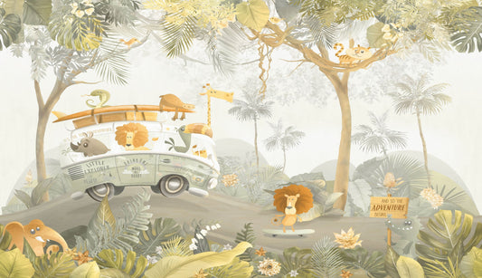 Wild Adventures Mural