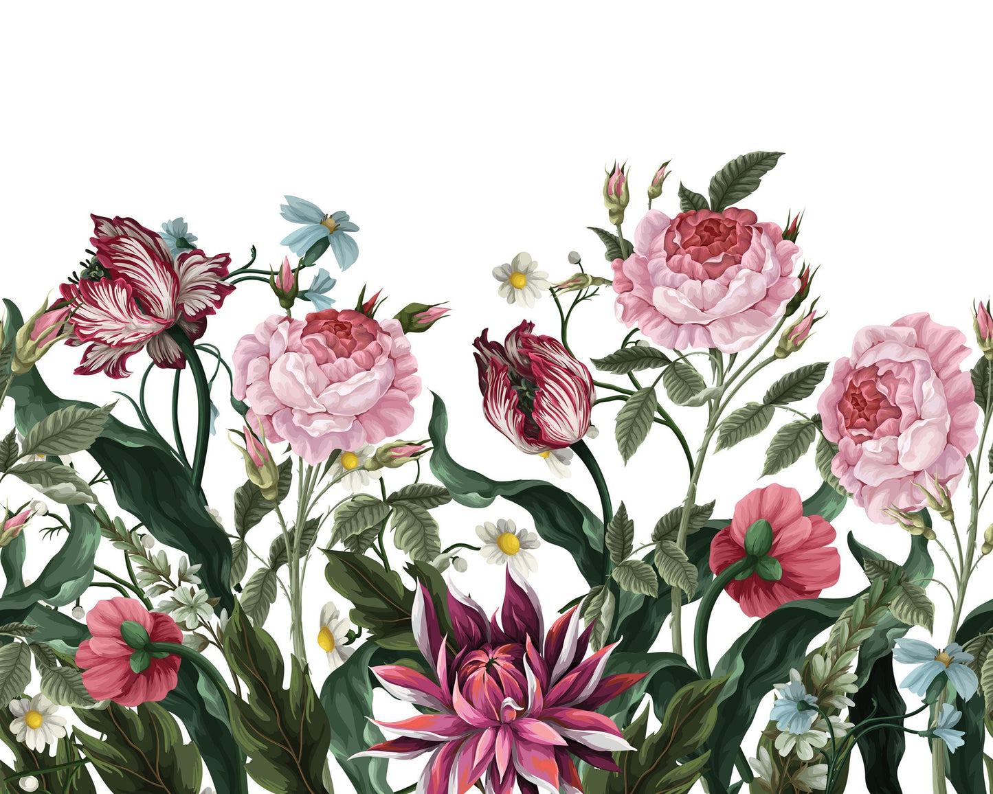 Wild Blooms Mural