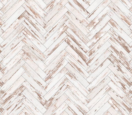 Wooden herringbone pattern on a white background