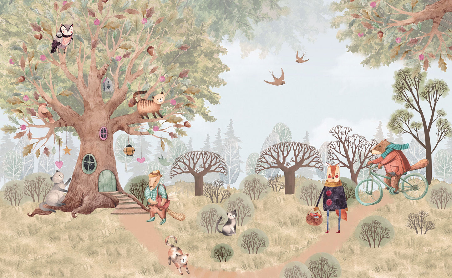 Days in the woods Mural