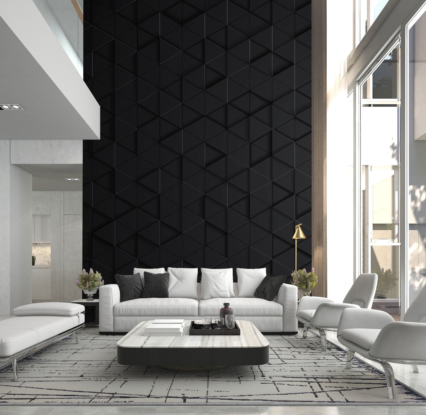 3D Triangular Play Mural