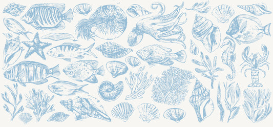 Aquatic Guests Mural