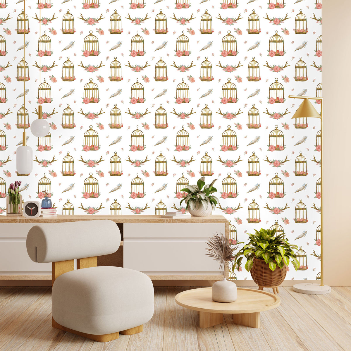 Bird Cage Wallpaper