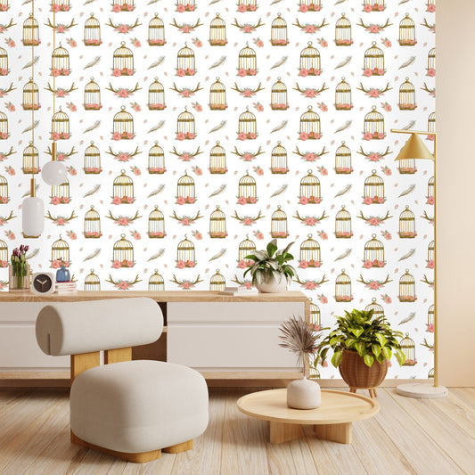 Bird Cage Wallpaper