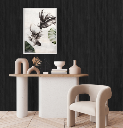 Textured Wood Planks Wallpaper