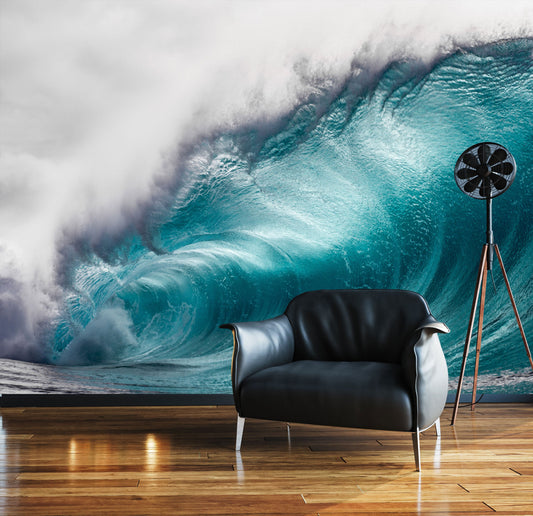 Blue Swell Mural