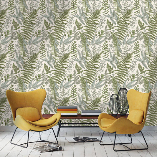 Botanics Light Wallpaper