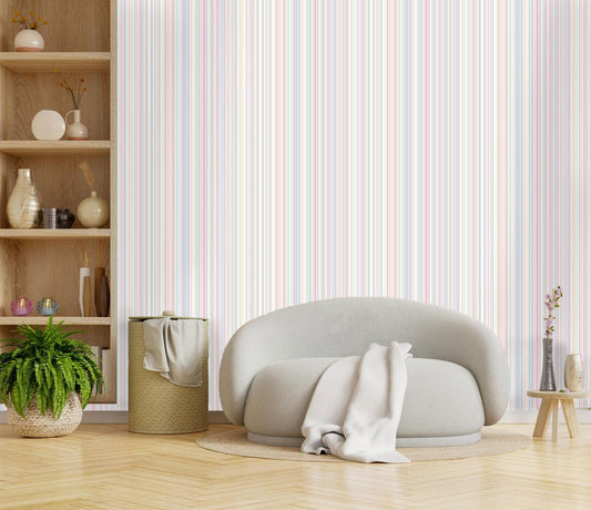 Candy Land Stripes Wallpaper