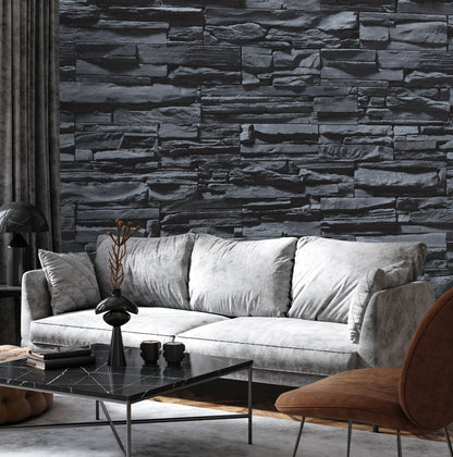 Charcoal Cladding Mural