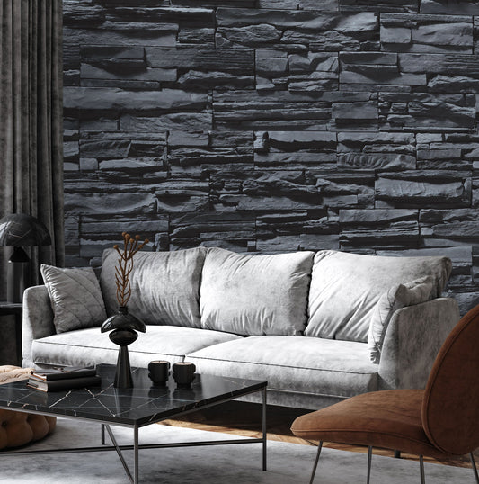 Charcoal Cladding Mural