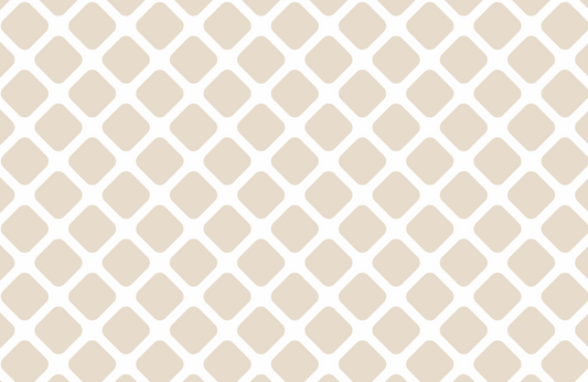 Beige diamond pattern on a white background