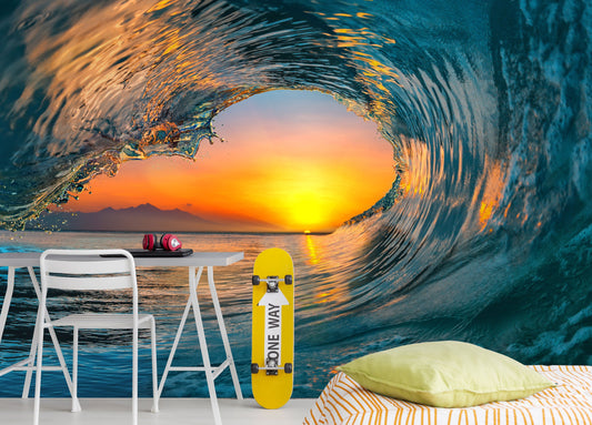 Crashing Waves Mural