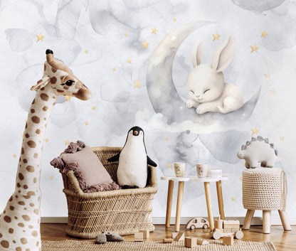 Fluffy Bunny Mural