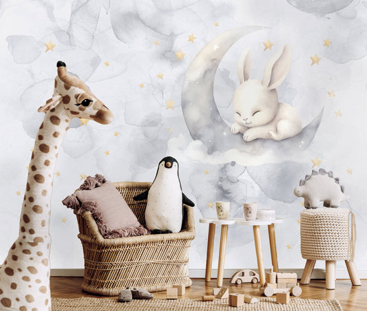 Fluffy Bunny Mural