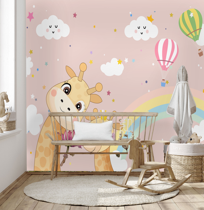 Giggles the Giraffe Mural