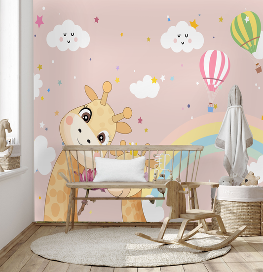 Giggles the Giraffe Mural